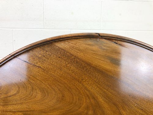 fig 1. Georgian Mahogany Birdcage Pedestal Table