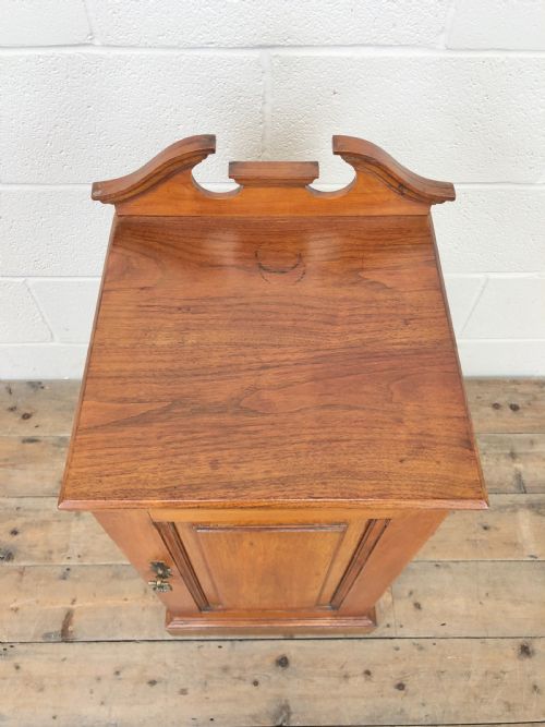 fig 1. Antique Walnut Blind Panel Cupboard