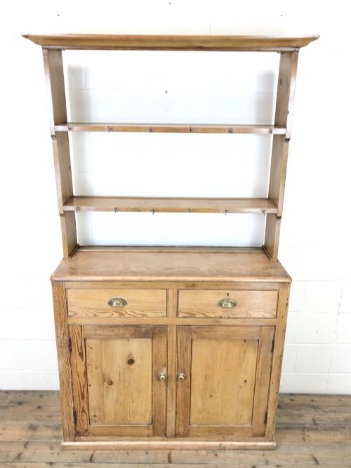 fig 1. Late 19th Century Pine Kitchen Dresser