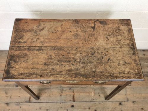 fig 1. 19th Century Oak Side Table