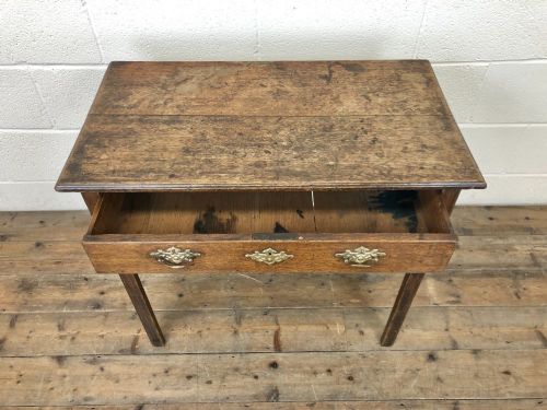 fig 2. 19th Century Oak Side Table