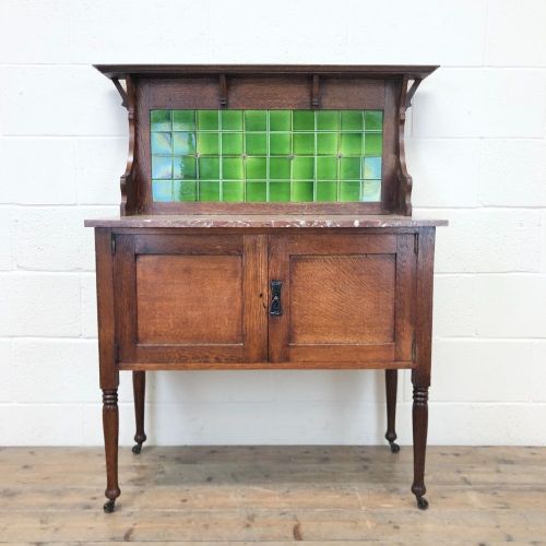 Edwardian Marble Top Washstand