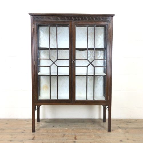 Antique Mahogany Display Cabinet