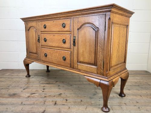 fig 1. Early 20th Century Oak Sideboard