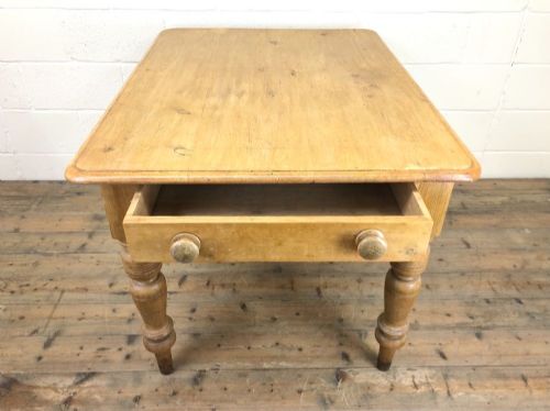 fig 1. Antique Pine Kitchen Table