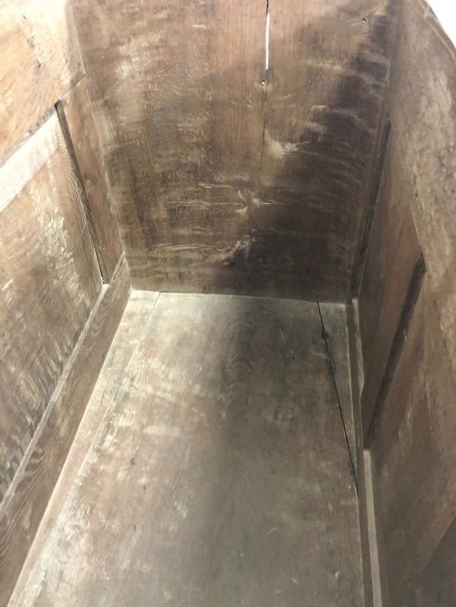 fig 2. 18th Century Welsh Oak Two Part Chest