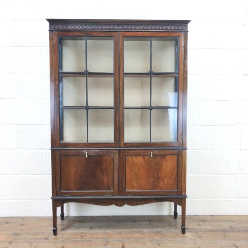 Edwardian Mahogany Display Cabinet