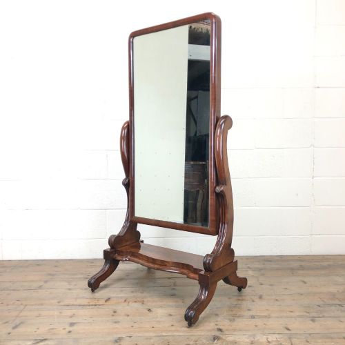 Antique Mahogany Dressing Mirror