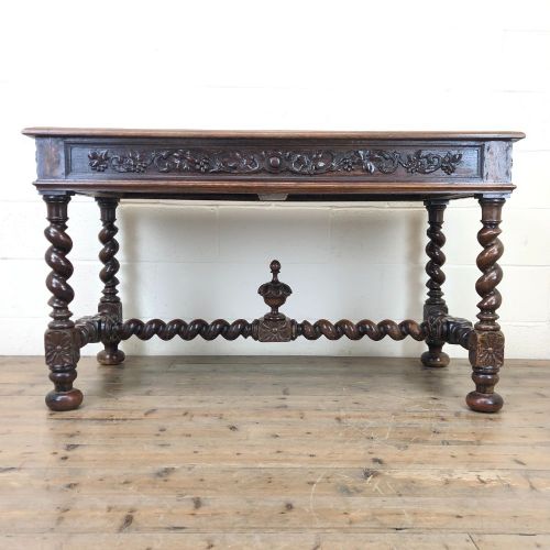 Antique Carved Oak Table