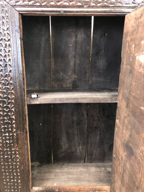 fig 2. Unusual Antique Carved Side Cupboard