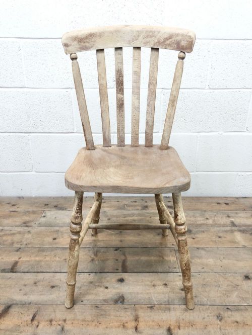 fig 2. Set of Four Antique Farmhouse Dining Chairs