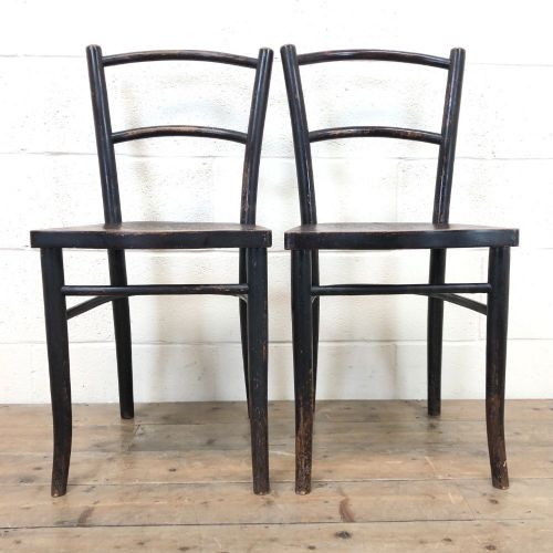 Pair of Early 20th Century Bentwood Chairs