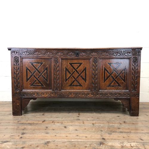 Large C18th Oak Coffer