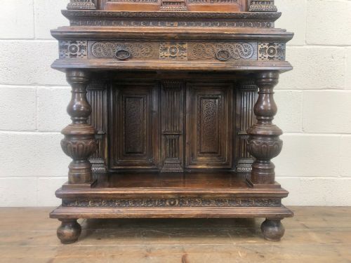 fig 2. 19th Century Oak Cupboard on Stand