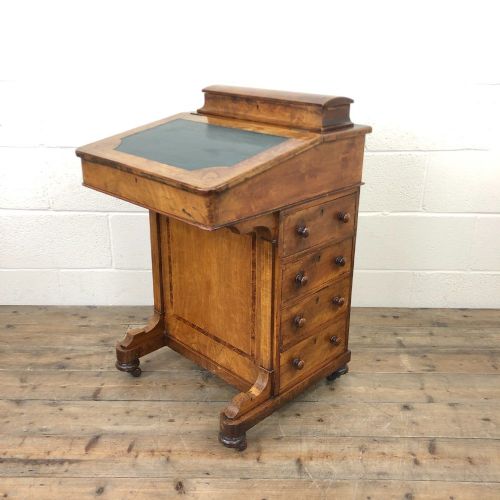 Antique Walnut Davenport Desk
