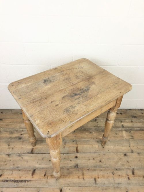 fig 1. Antique Oak and Pine Farmhouse Table