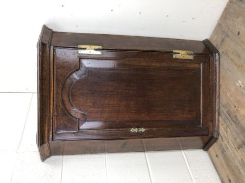 fig 1. Georgian Oak Wall Hanging Corner Cupboard