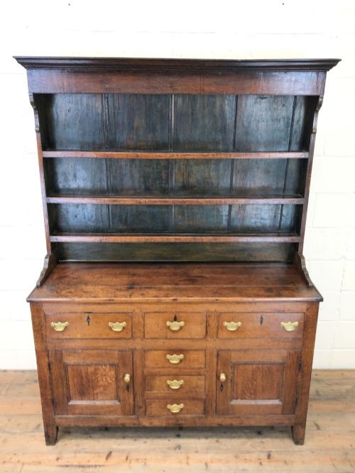 fig 1. Antique Oak Dresser