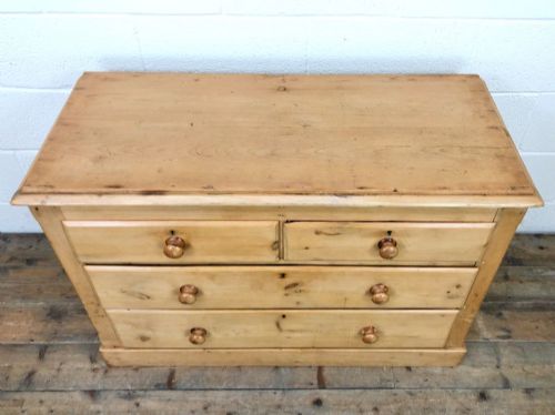fig 1. Victorian Pine Chest of Drawers