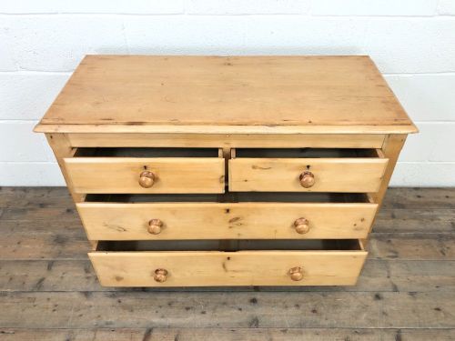 fig 2. Victorian Pine Chest of Drawers