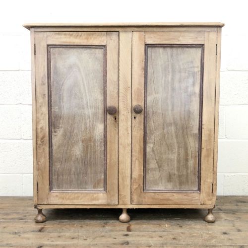 Rustic Wooden Two Door Cupboard