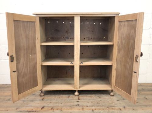 fig 1. Rustic Wooden Two Door Cupboard