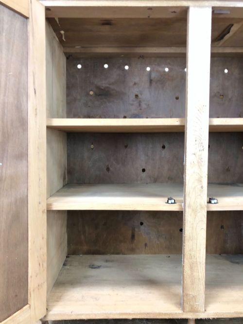 fig 2. Rustic Wooden Two Door Cupboard