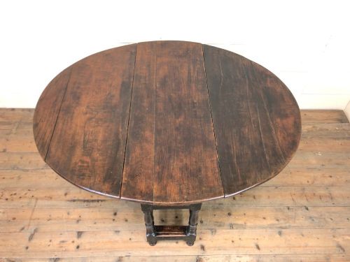 Antique Oak Drop Leaf Table