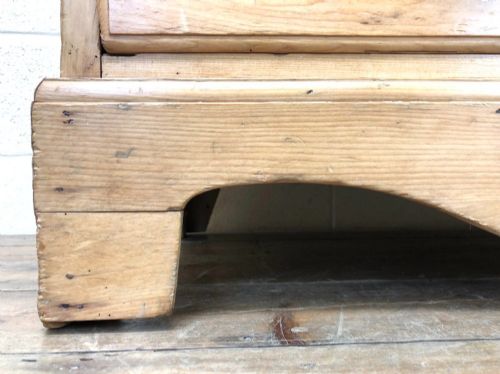 fig 2. Antique Pine Chest of Drawers