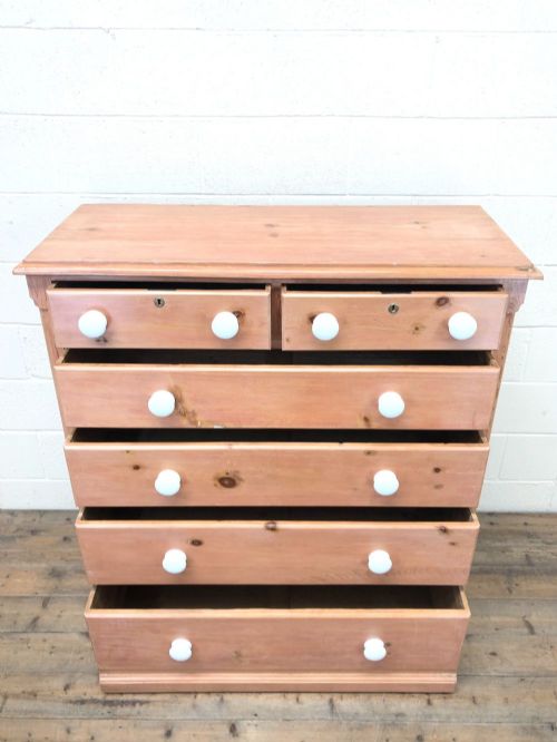 fig 1. Large Pine Chest of Drawers
