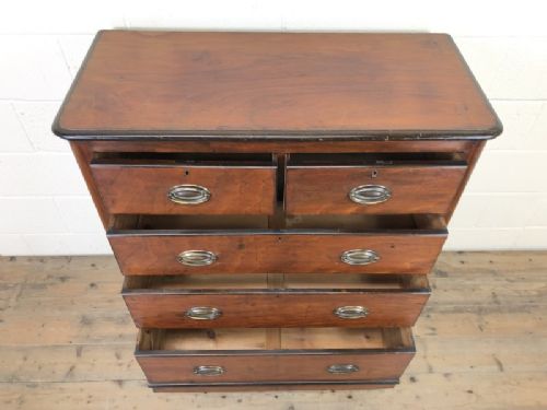 fig 1. Victorian Mahogany Chest of Drawers