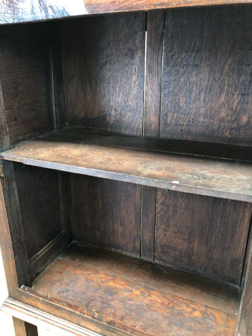 fig 2. Antique Oak Cupboard on Stand