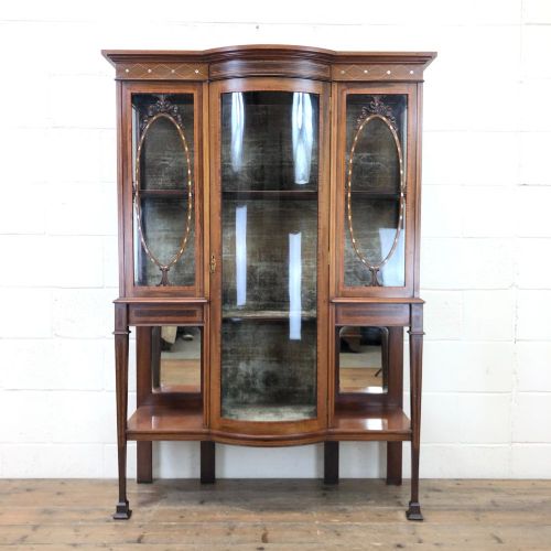 fig 1. Antique Glazed Display Cabinet