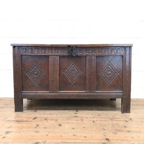 18th Century Oak Blanket Box