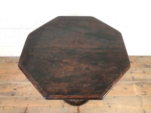 fig 1. Antique Octagonal Side Table
