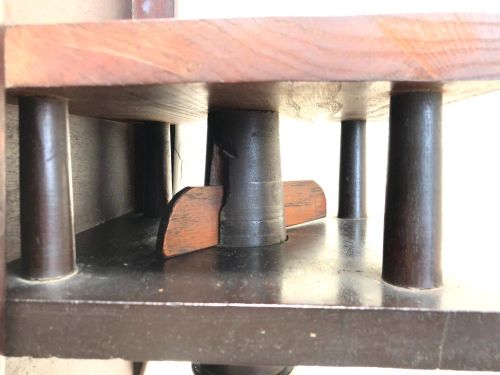 fig 2. Antique Mahogany Tilt Top Table
