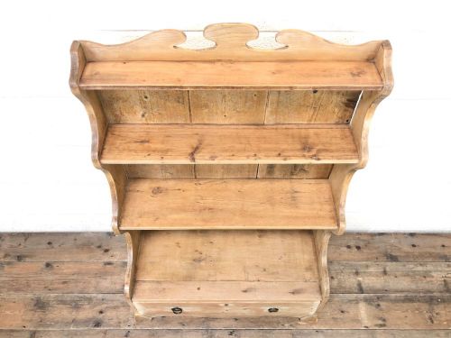 fig 1. Pine Bookcase with Drawer