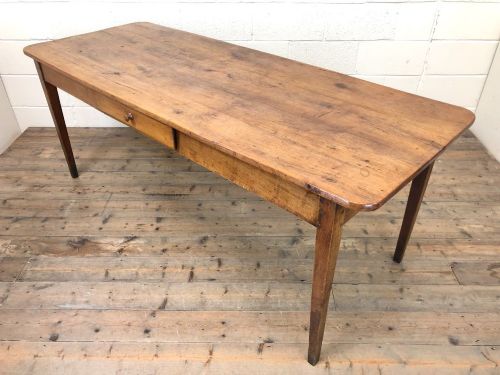 fig 2. Antique French Farmhouse Kitchen Table