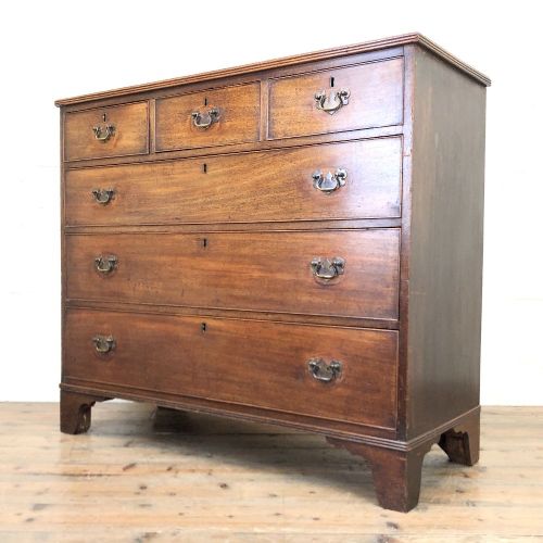 Antique Mahogany Straight Front Chest of Drawers