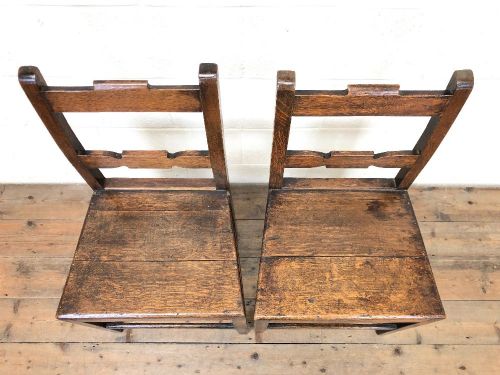 fig 1. Pair of Country Bar Back Chairs