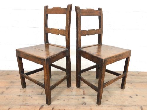 fig 2. Pair of Country Bar Back Chairs