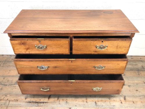 fig 2. Early 20th Century Oak Chest of Drawers