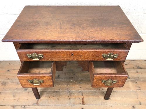 fig 1. 19th Century Oak Side Table