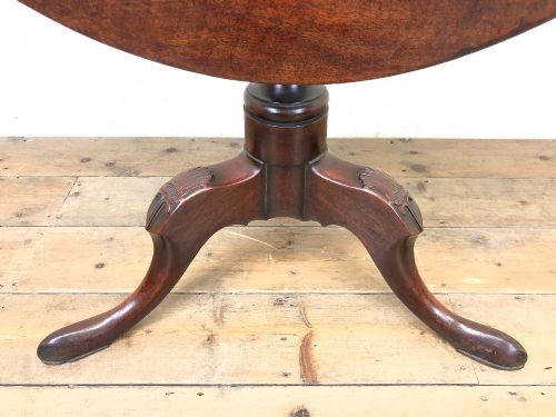 fig 1. Antique Mahogany Pillar Table