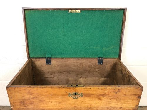 fig 2. Large 19th Century Oak Box
