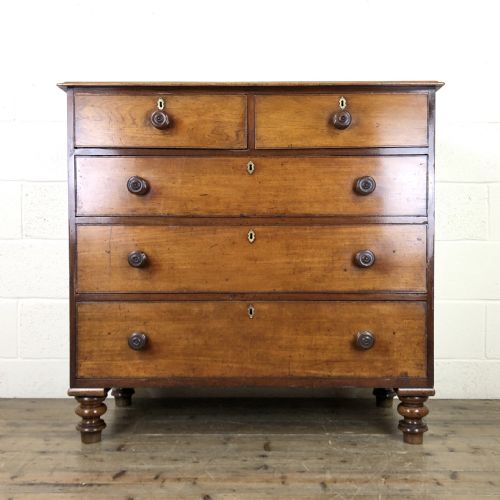 19th Century Mahogany Straight Chest of Drawers