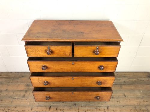 fig 2. 19th Century Mahogany Straight Chest of Drawers