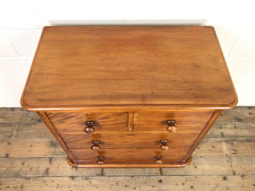 fig 1. Antique Mahogany Chest of Drawers