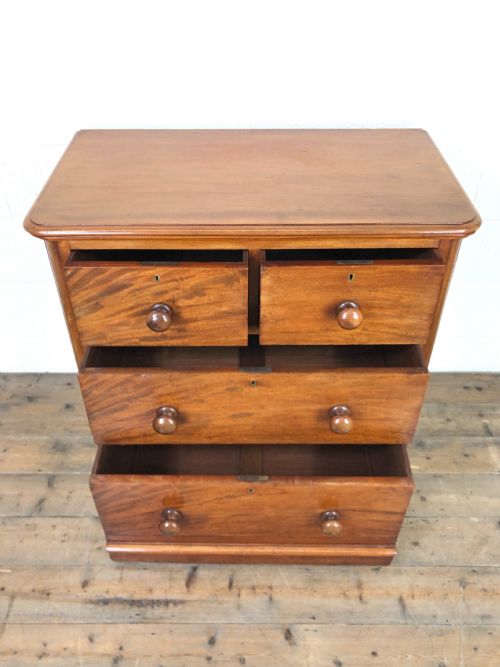 fig 2. Antique Mahogany Chest of Drawers