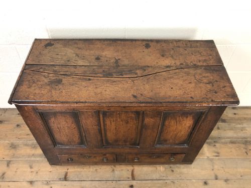 fig 1. 18th Century Welsh Oak Mule Chest